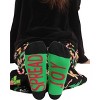 Just Love Womens Plush Pajama Pant Set with Matching Socks  Fun, Cozy Sleepwear with Sayings - 4 of 4