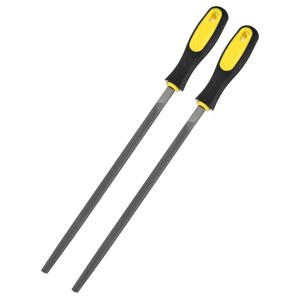 Unique Bargains Square Metal File High Carbon Steel Grip Handle Diamond Multipurpose Hand Files - 1 of 4
