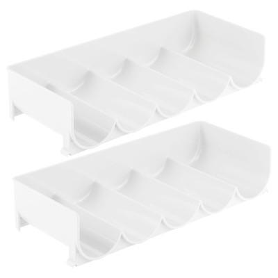 mDesign Water Bottle / Wine Rack Storage Organizer