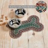 Multi Indoor/Outdoor Small Bone Rug 11.5x17.5 - 2 of 4