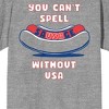 Americana You Can't Spell Sausage Without USA Men's Gray Heather T-Shirt - 2 of 3