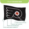 NHL Philadelphia Flyers 3' x 5' Outdoor Durable Flag with Grommets, Heavy Duty Flag & Banner for Outdoor Garden Patio, Indoor Wall Decor Flag - 3 of 4