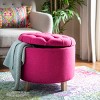 Amelia Tufted Storage Ottoman  - Safavieh - 4 of 4