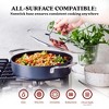 Alva Maestro 3.5 Qt. Nonstick Sauté Pan Skillet with Lid, Non-Toxic PFAS Free, Compatible with All Stovetops, Oven Safe & Induction Safe – 9.5” - 4 of 4