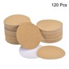 Unique Bargains Thickened Cork Self-Adhesive Round Coasters for Tableware - 3 of 4