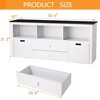 Kids Toy Storage Organizer,Toy Storage Cabinet with Bookshelf - 3 of 4