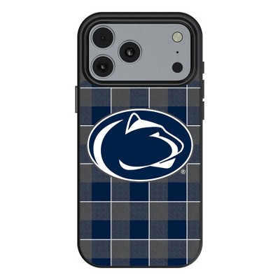 NCAA Big Ten Universities Plaid MagSafe Compatible Cell Phone Case for Apple iPhone 17 Series