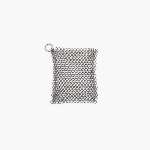 1/2Pcs Chainmail Scrubber 316 Stainless Steel Cast Iron Cleaner