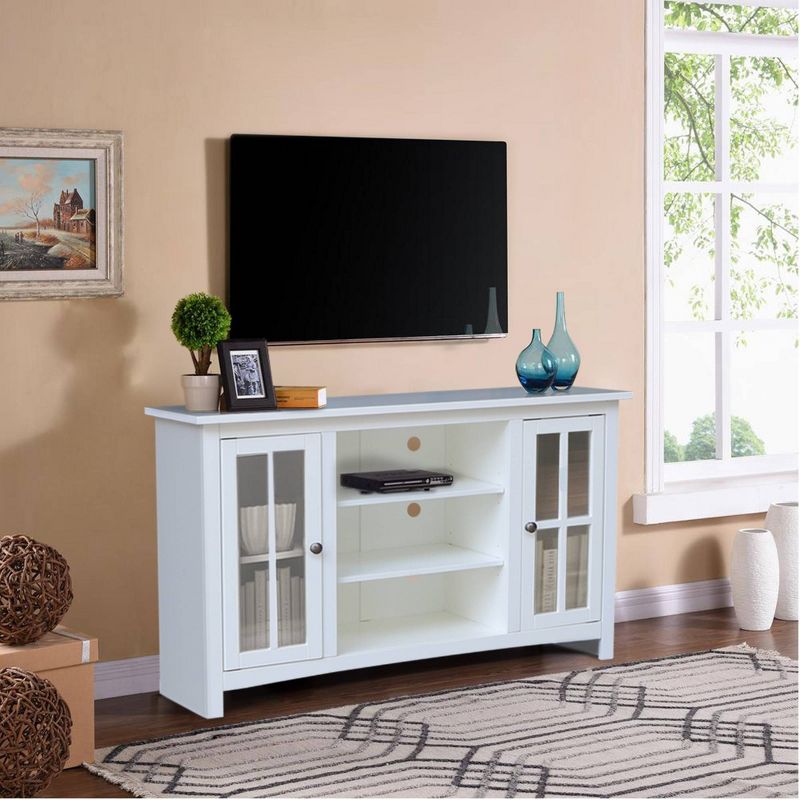 TV Stand for TVs up to 52" with 2 Doors - International Concepts, 3 of 17