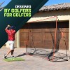 GoSports 10 ft x 7 ft Golf Practice Hitting Net - Personal Driving Range for Indoor or Outdoor Practice - 3 of 4