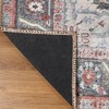 Modern Farmhouse Rustic Medallion Border Indoor Area Rug or Runner by Blue Nile Mills - 4 of 4