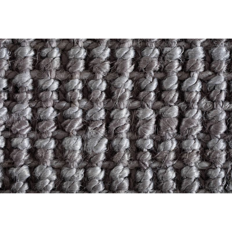 4&#39;x6&#39; Andes Jute Area Rug Gray - Anji Mountain, 3 of 9