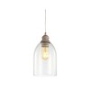 6.25" LED Adjustable Glass Greige Pendant Gray - Jonathan Y - 3 of 4