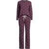 Lands' End Women's Petite Knit 2 Piece Pajama Set - Long Sleeve Top and Pants - 3 of 4