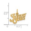 Black Bow Jewelry 14k Yellow Gold Forever Yours Charm or Pendant, 18mm - 4 of 4