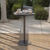 Dominic Wicker Round Bar Table Multibrown - Christopher Knight Home: Weather-Resistant Patio Furniture - image 2 of 4