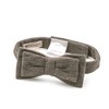 Hope & Henry Boys' Classic Bow Tie (Dark Taupe Herringbone, Small) - 2 of 2