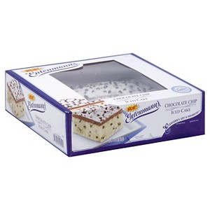 Image of CHOCOLATE CHIP ICED CAKE, CHOCOLATE CHIP