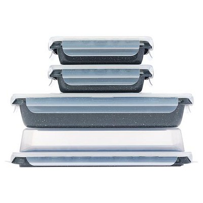 Curtis Stone 8-piece Dura-Bake and Bake, Roast and Store Set Refurbished