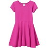 City Threads Jersey Short Sleeve Girls Twirly Skater Dress - USA-Made - 2 of 4