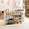 FUFU&GAGA White Display & Storage Combination Cabinet - Ideal for Cafe Counter, Shop Shelving, Home Bookshelf & Storage Unit - 2 of 4