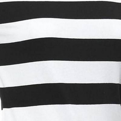 black white