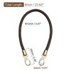 Unique Bargains PU Braided Soft Waterproof Women's Handbag Leather Purse Strap - 2 of 4