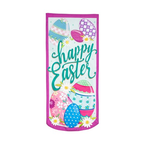 Happy Easter Eggs Everlasting Impression Garden Flag : Target