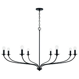 Capital Lighting Dolan 8 - Light Chandelier in  Matte Black - 1 of 1