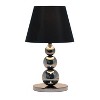 Lalia Home 19.29" Modern and Fashionable Stacked Ball Table Lamp Black - 2 of 4