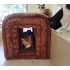 Kumasinova 33" Comfy Corduroy Ottoman Bench,Versatile Cat's Nest to Hide for Living Room,Modern Bnech for Footrest,Pets Friendy Design - 4 of 4