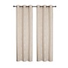 Kate Aurora 2 Piece Pastel Florinda Floral Grommet Top Window Curtain Panels - 84 in. Long - 2 of 4