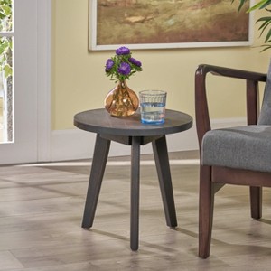 Dracelo End Table Dark Grey - 1 of 4