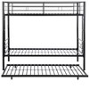 ONWITH METAL Bunk Bed with trundle Black - 3 of 4