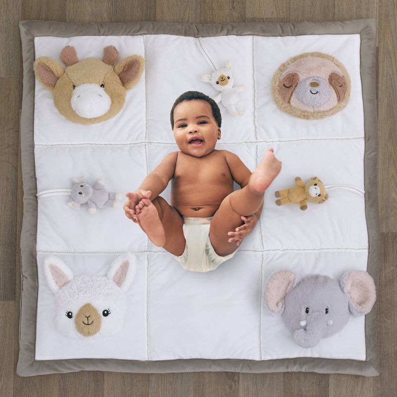 NoJo Playful Pals Tummy Time Play Mat, 2 of 8