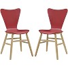 Modway Cascade Dining Chair Set of 2 Red - 2 of 3