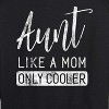 Women's - Instant Message - Like A Mom Only Cooler Lightweight French Terry Wide Neck Long Sleeve Graphic Shirt - 2 of 4