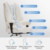 Efomao Big and Tall Office Chair 400lbs, PU Leather High Back Executive Office Chair with Footrest - 3 of 4