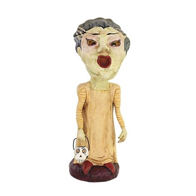 Jorge De Rojas 9.25" Bridezilla Halloween Skull  -  Decorative Figurines
