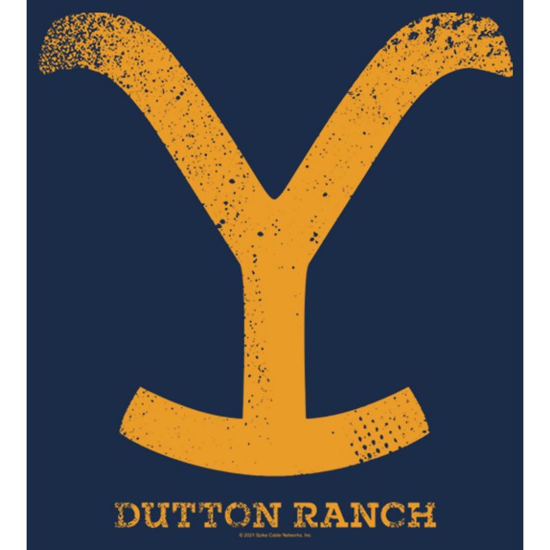 Men's Yellowstone Yellow Dutton Ranch Iron Branding T-Shirt, 2 of 5