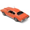 Model Kit 1969 Pontiac GTO Judge Orange with Black Stripes (Moderate Difficulty) Steel Model by Metal Earth - 4 of 4