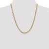 Black Bow Jewelry 4.5mm, 14k Yellow Gold, Solid Concave Anchor Chain Necklace - 2 of 4