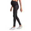 Ingrid & Isabel Faux Leather Maternity Legging with Crossover Panel - 3 of 4