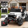 24V Ride on Toys for Kids, 2 Seater Electric Ride on Car w/Remote Control, 4 Powerful Motors, 4WD/2WD, 3 Speeds, Led Lights - 4 of 4