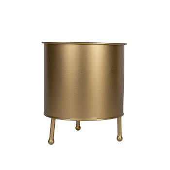 Raised Brass Metal Planter by Foreside Home & Garden