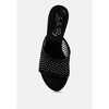 Tempra Mesh Clear Heel Wedge Sandals Women - 4 of 4