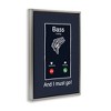 Stupell Industries Bass Is Calling Must Go Floating Frame Canvas Art, Gray, 17" x 25" - 2 of 4