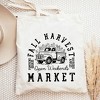 City Creek Prints Fall Harvest Market Canvas Tote Bag - 15x16 - Natural - 2 of 2