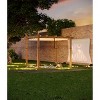 COZONY Outdoor Pergola with Retractable Canopy, Aluminum Patio Cover with Sun Shade, Modern Garden Trellis for Backyard Deck - 4 of 4