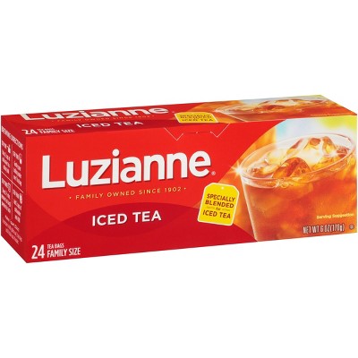 Luzianne Specially Blended Iced Tea Bags, 24 Count ( Pack of 2)